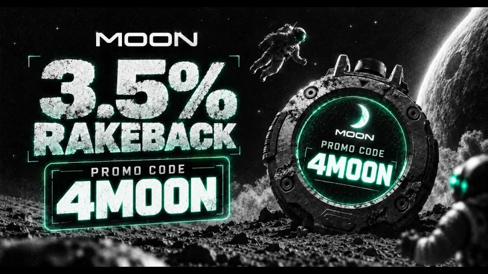 Moon promo code unlocks 3.5% rakeback boost and exclusive benefits on Moon.com